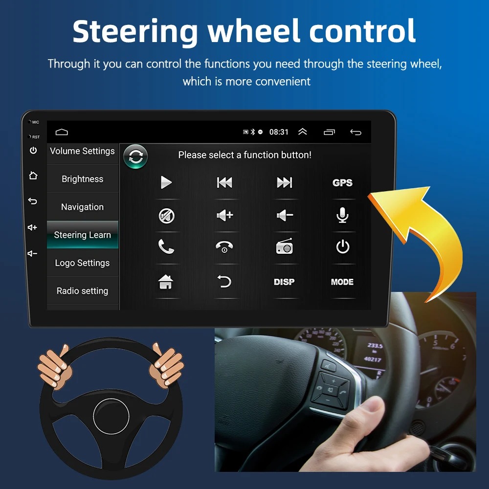 Android 15 IPS Screen Android Auto Radio for SC430 2001-2009 Carplay 2 DIN Stereo Car  Navigation Multimedia Head Unit